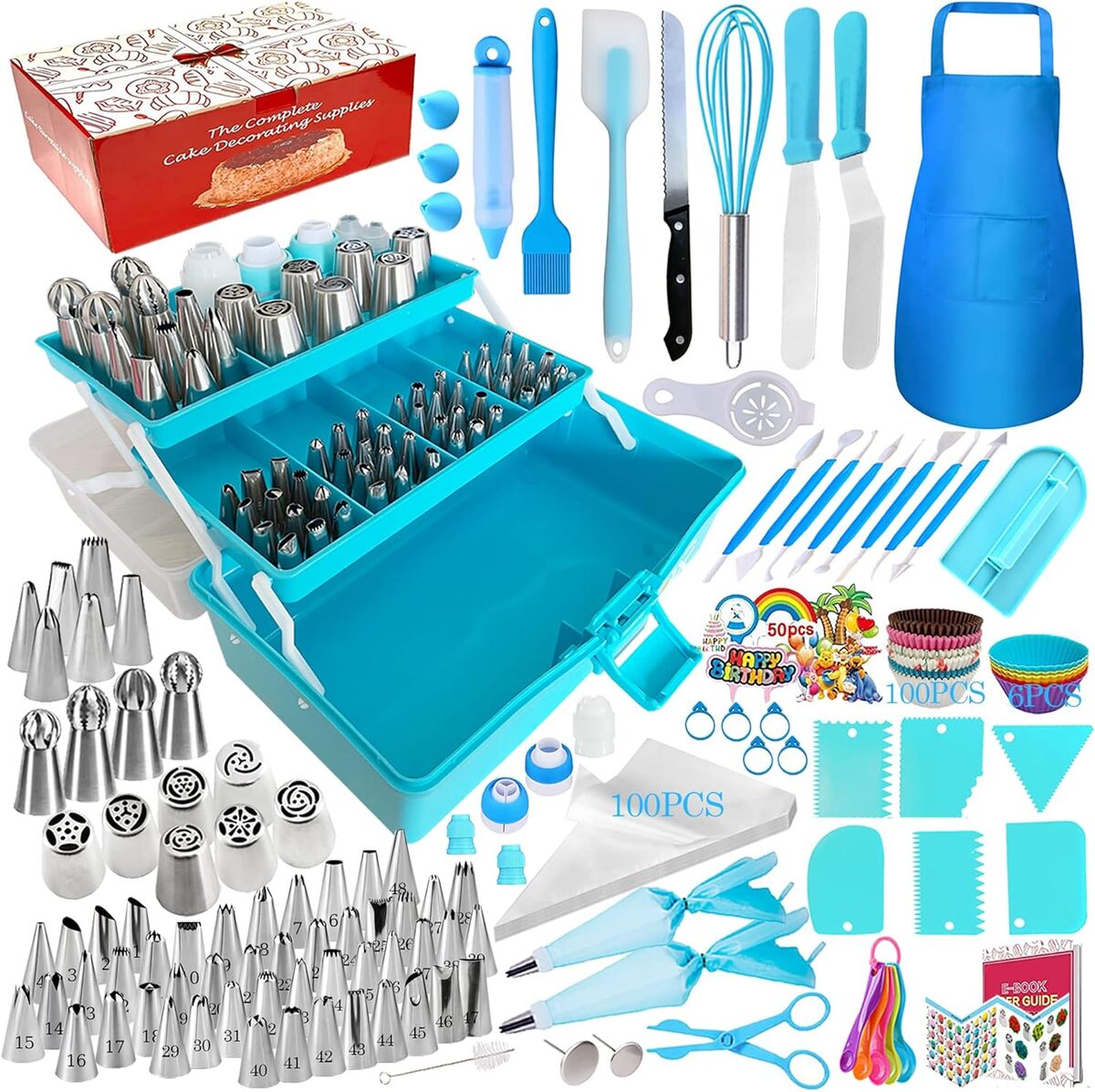 Test : kit de décoration pâtisserie avec 368 poches et 65 douilles