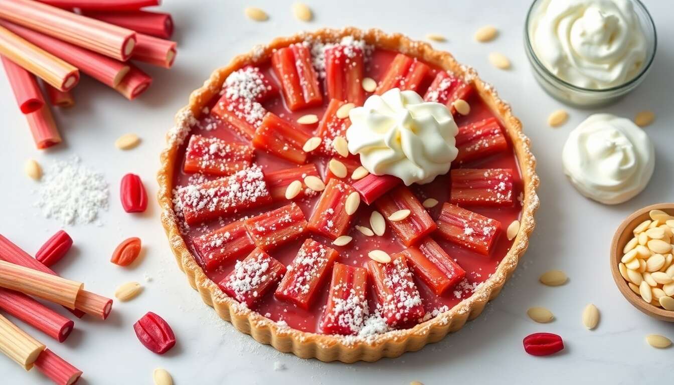 Recette facile : comment réussir sa tarte à la rhubarbe ?