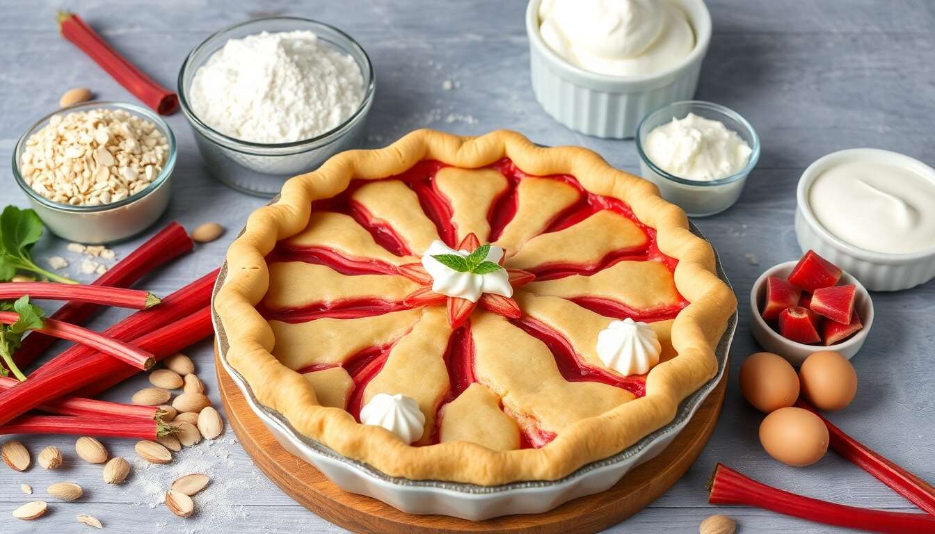 Recette de Tarte à la Rhubarbe Maison : astuces et Préparation