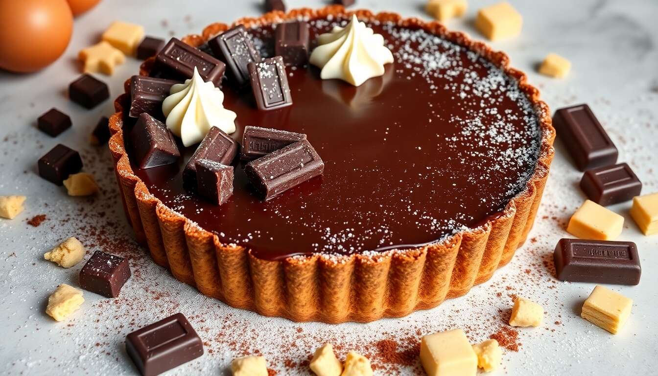 Tarte au chocolat : recette gourmande à découvrir