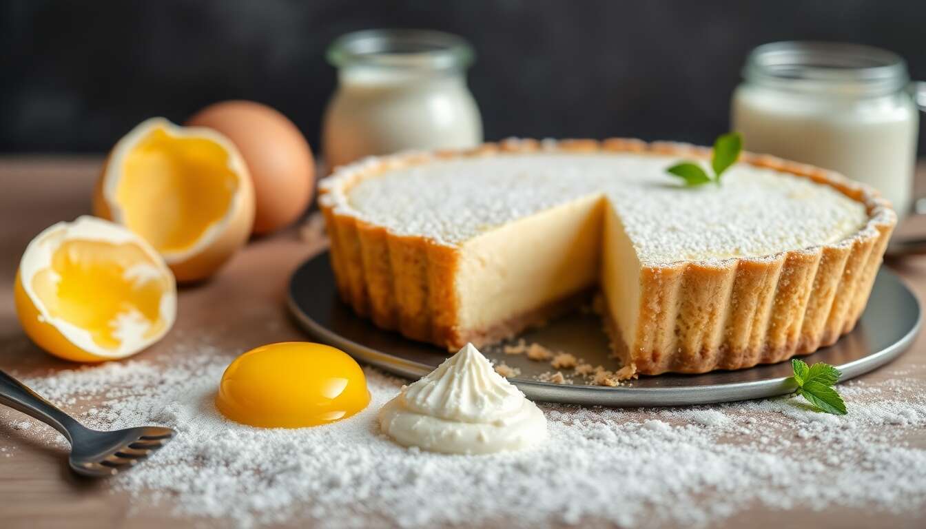 Recette de la Tarte à la Crème de Benoît Castel
