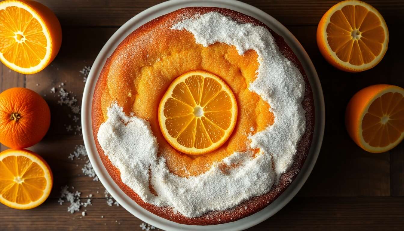 Gâteau renversé à l'orange : recette facile et savoureuse