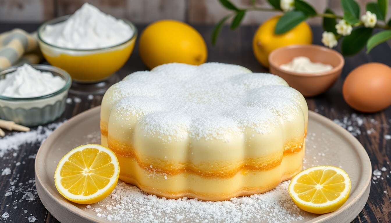 Délicieux fondant au citron et mascarpone : recette facile