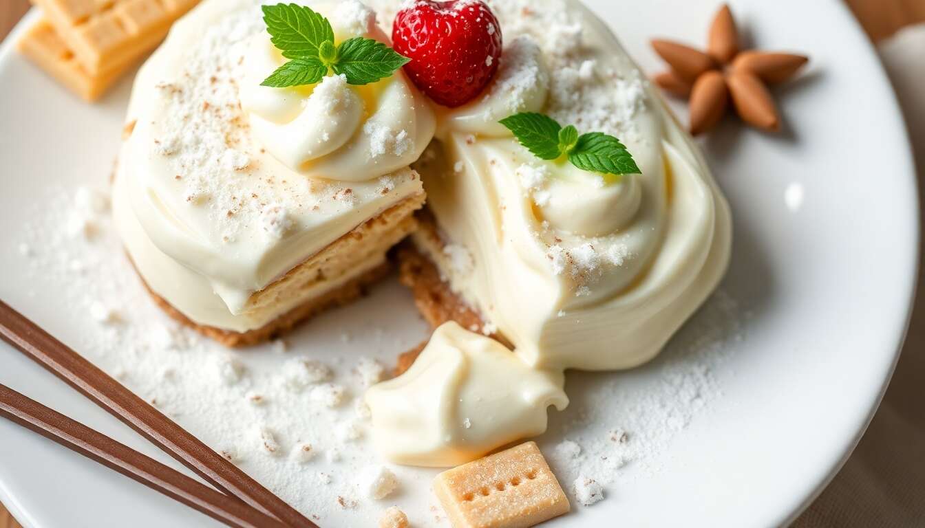 Charlotte à la mousse de chocolat blanc : recette gourmande