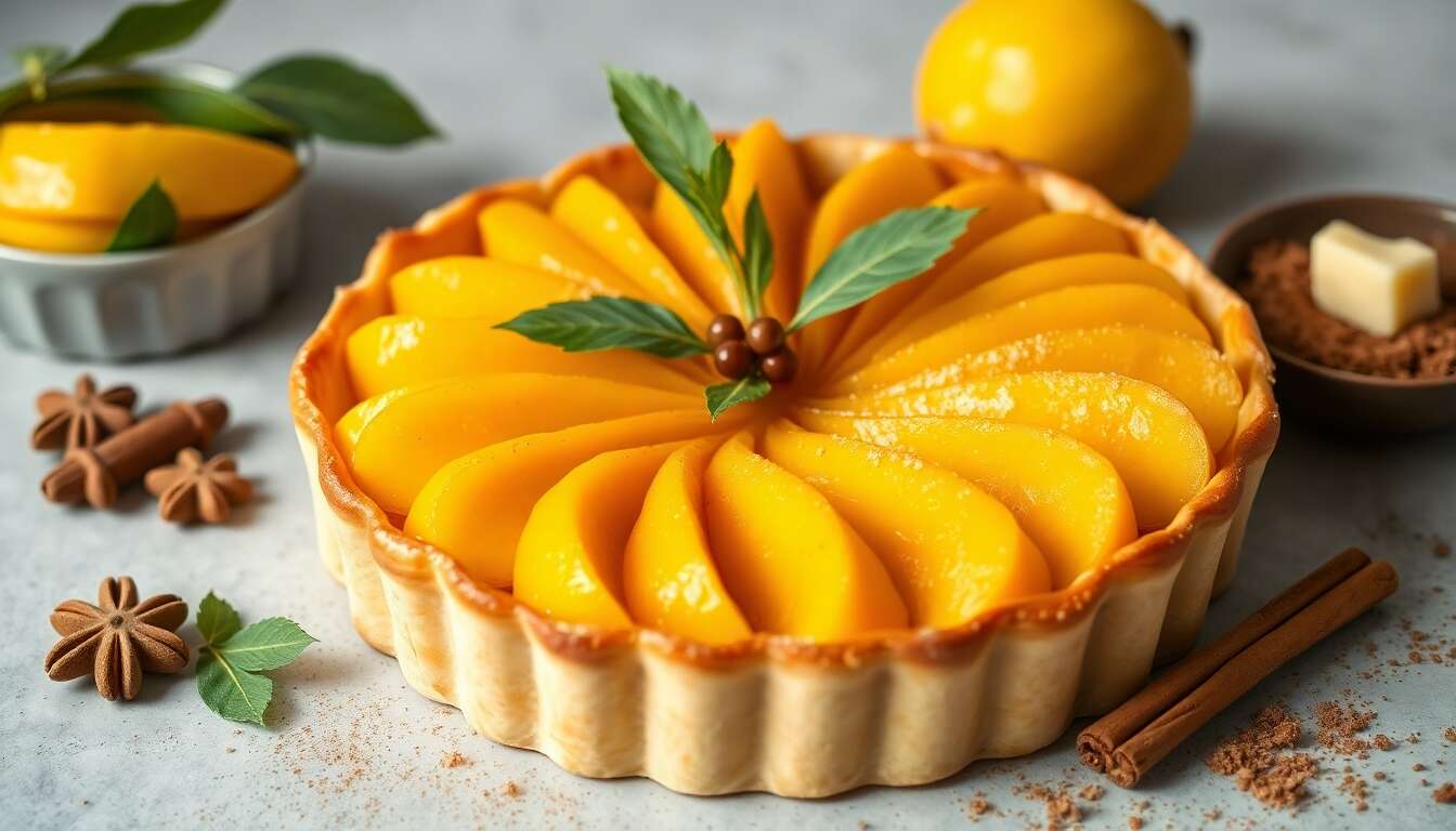 Tarte Tatin Mangue : recette Gourmande et Exotique
