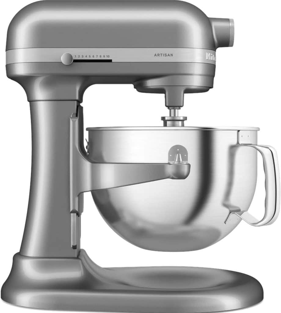 Test : robot pâtissier KitchenAid Artisan 5, 6L gris argent
