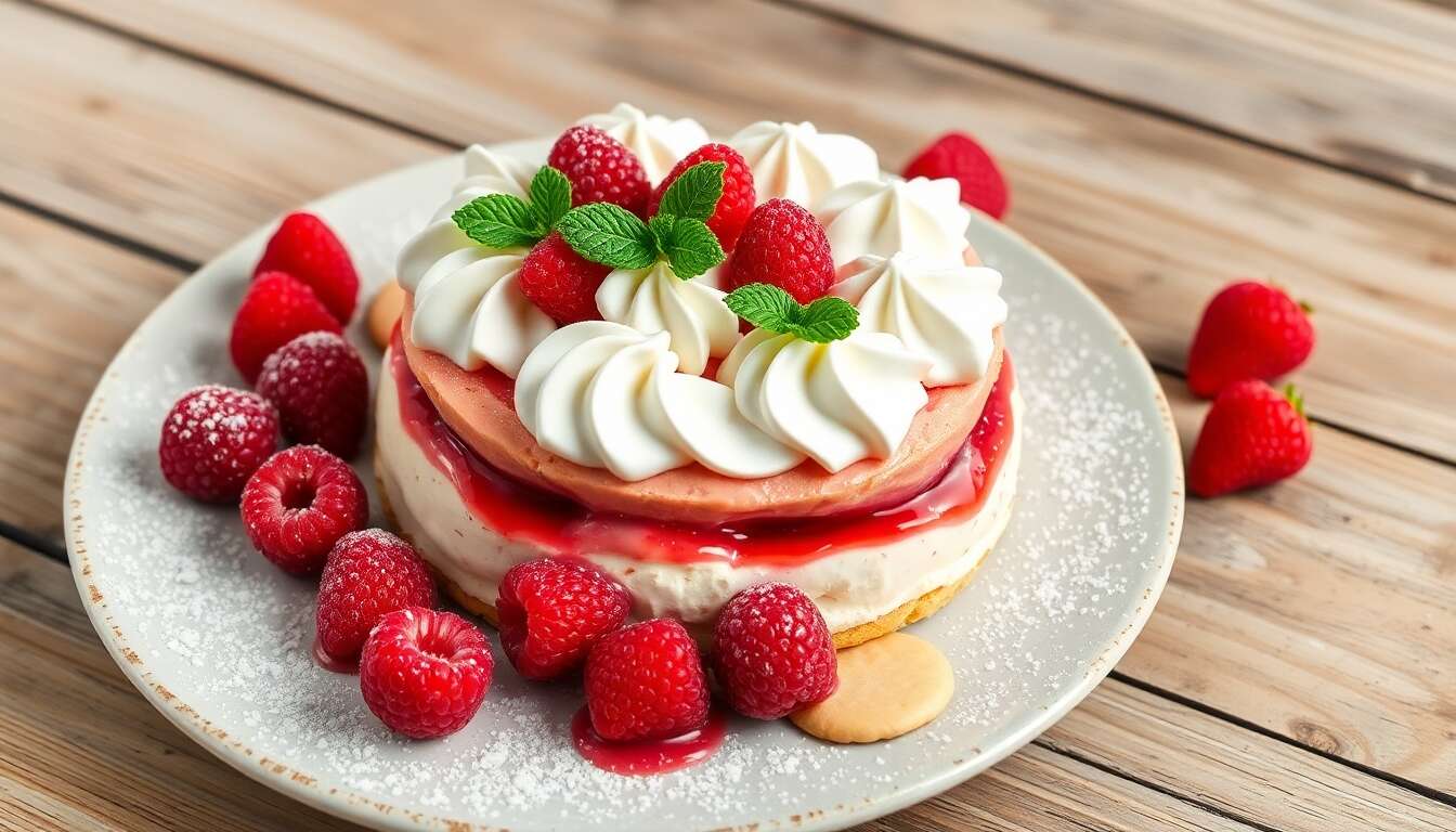 Recette de charlotte vanille framboises : un dessert raffiné à découvrir