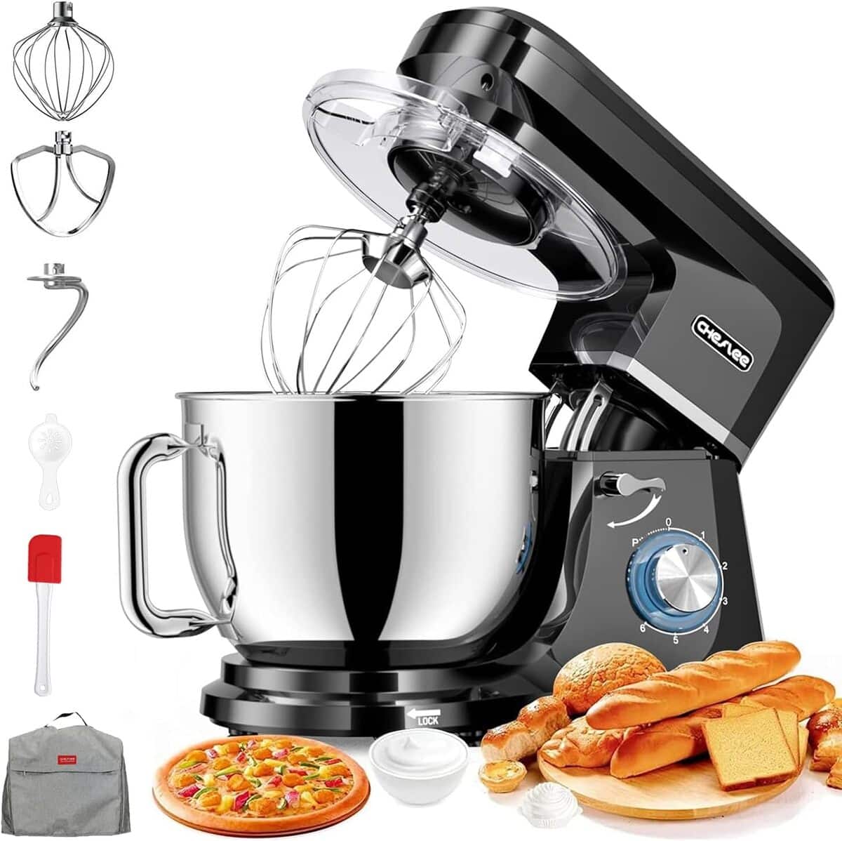 Test : cheflee robot pâtissier 1800W, puissance et polyvalence en cuisine