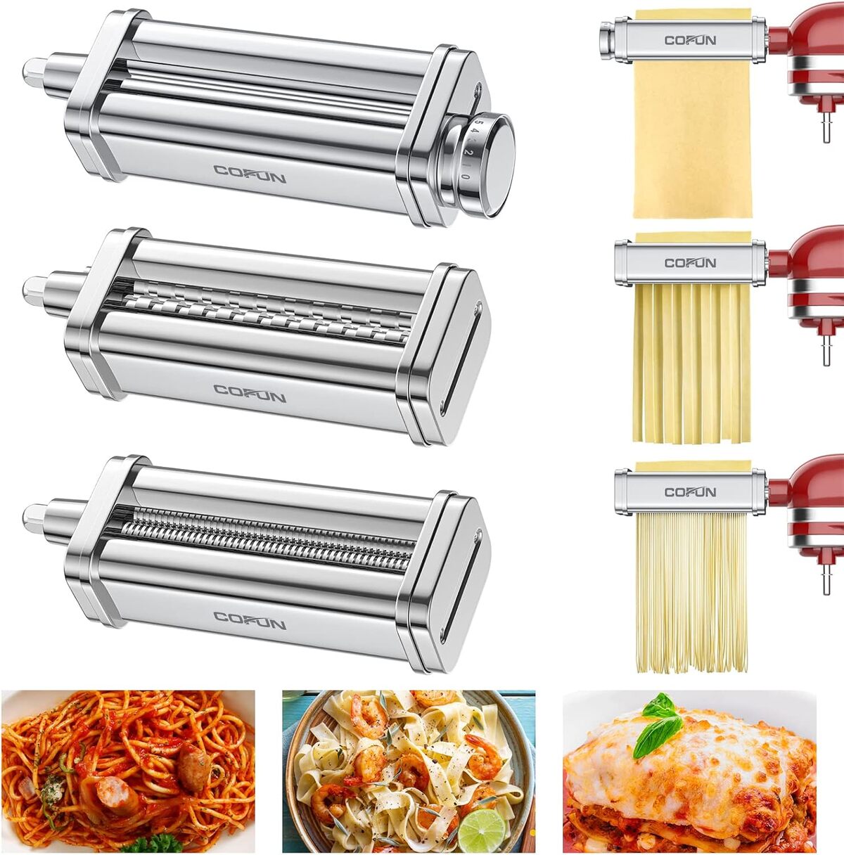 Test : cofun rouleau pâte pour kitchenaid