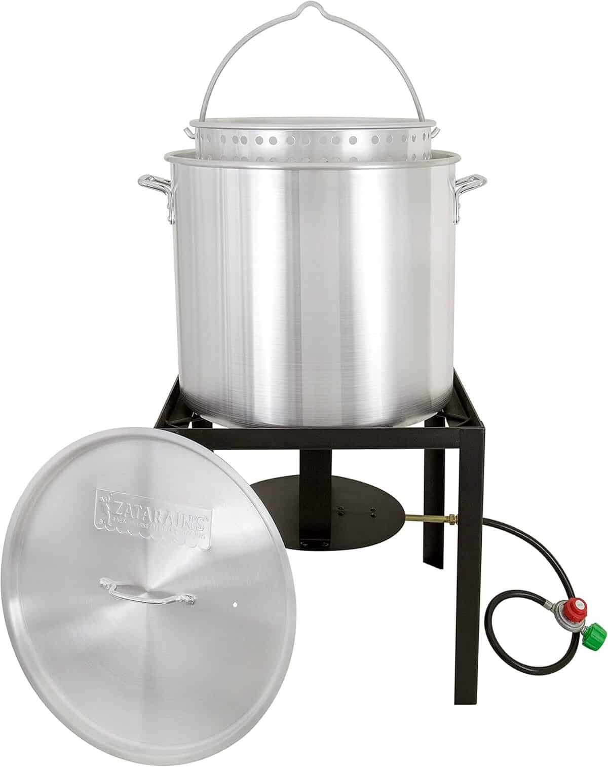 Test : cuisinière écrevisses Zatarain's ZJBSR-80 en aluminium argenté