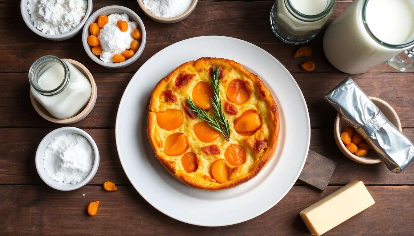 Clafoutis aux abricots et romarin : une recette savoureuse