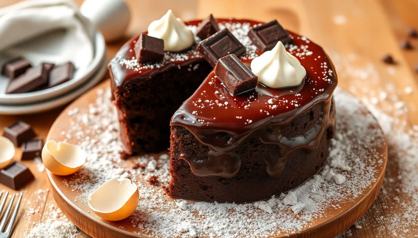 Gâteau au chocolat et fromage blanc : recette gourmande