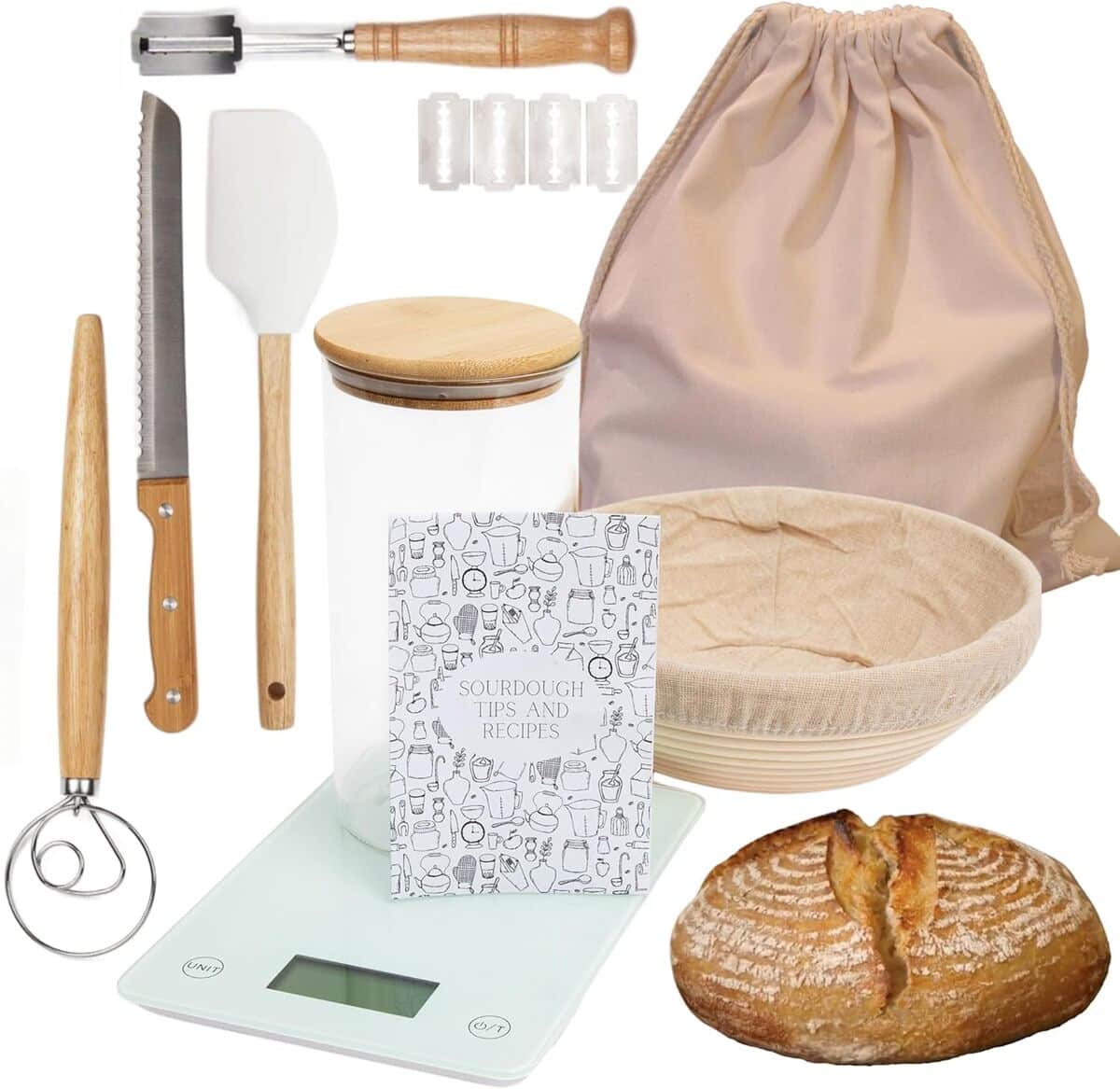 Test du kit de pâtisserie au levain avec bocal et banneton