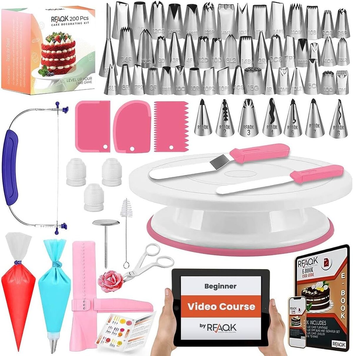 Test : kit décoration gâteaux RFAQK pour débutants