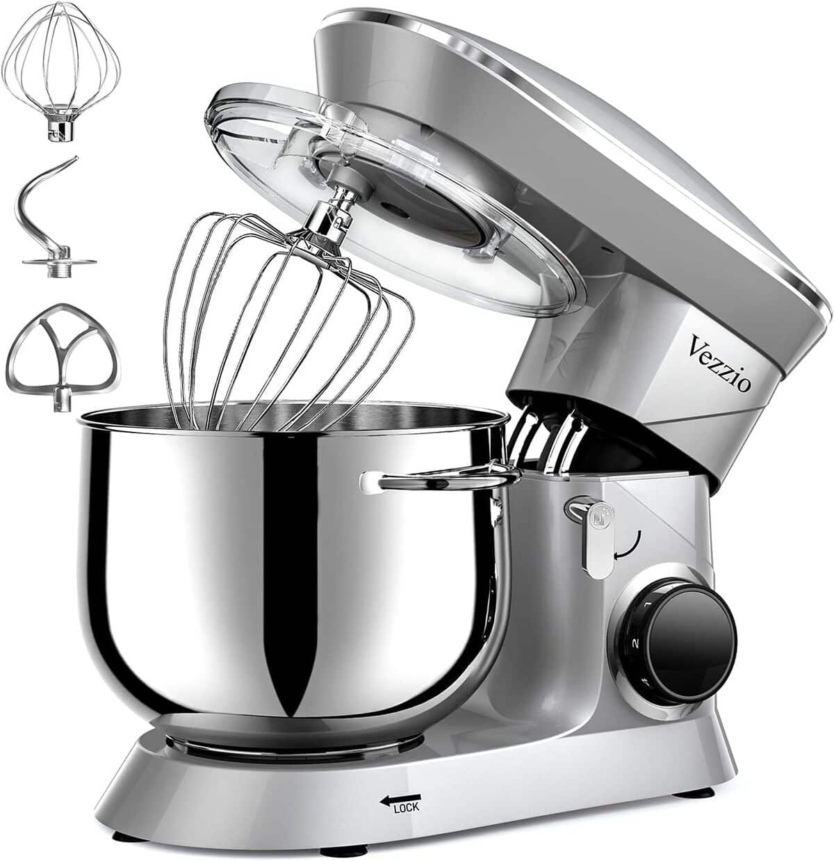 Test : robot pâtissier Vezzio 1500W, l'allié multifonctions en cuisine
