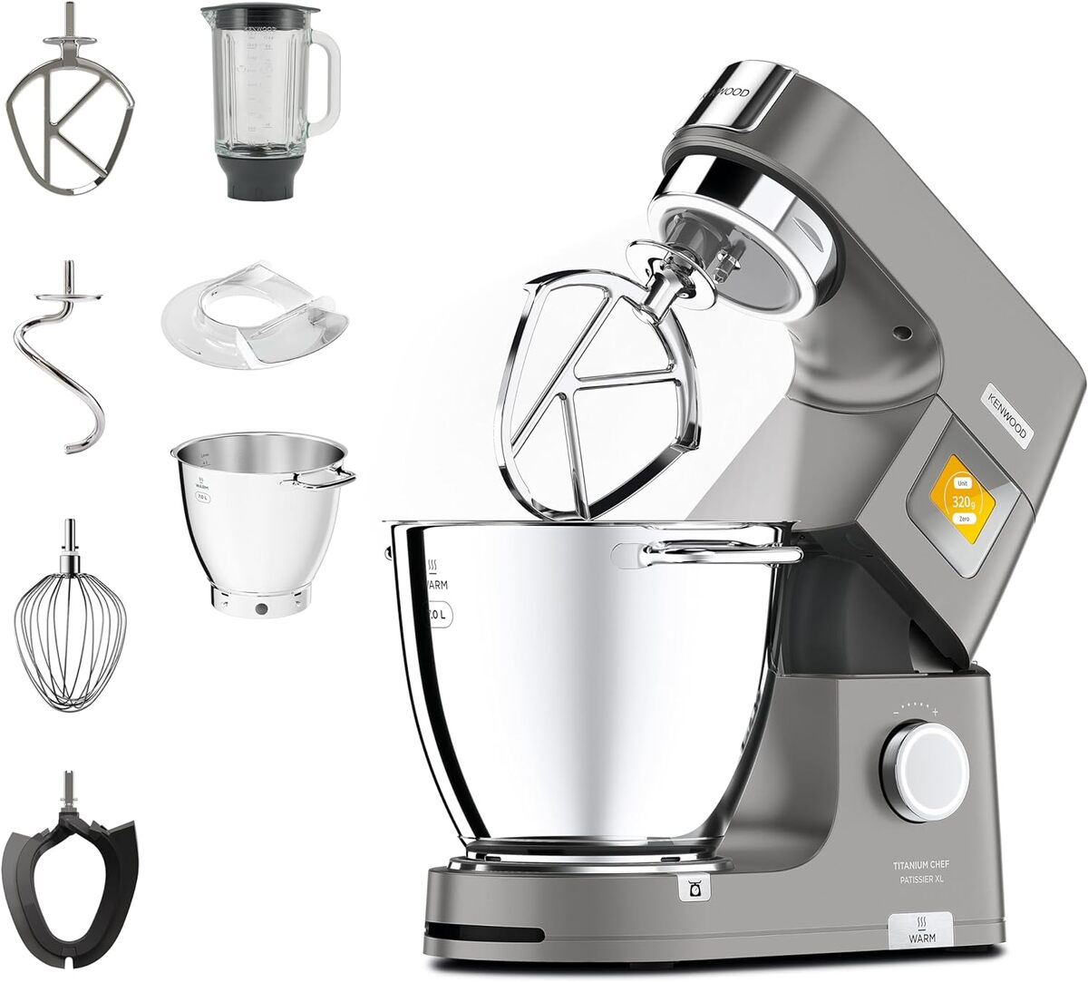Test du robot pâtissier Kenwood Titanium Chef Patissier XL 1400W