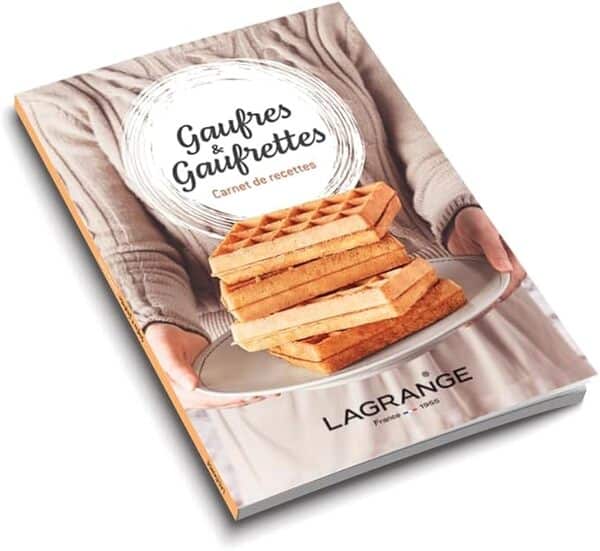 Gaufrier 4 Gaufres - 2 jeux de plaques Gaufres de Bruxelles + Gaufrettes, Noir Mat