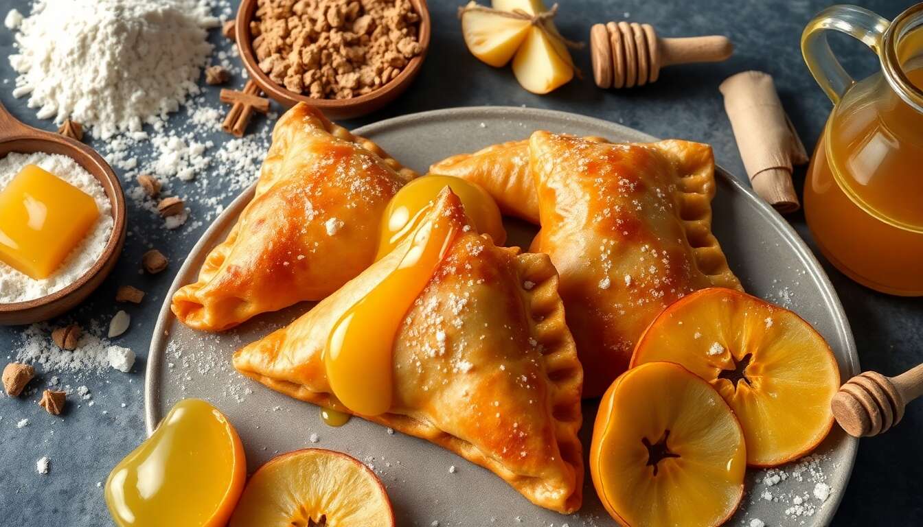 Crêpes aux pommes caramélisées façon samoussa : la recette gourmande