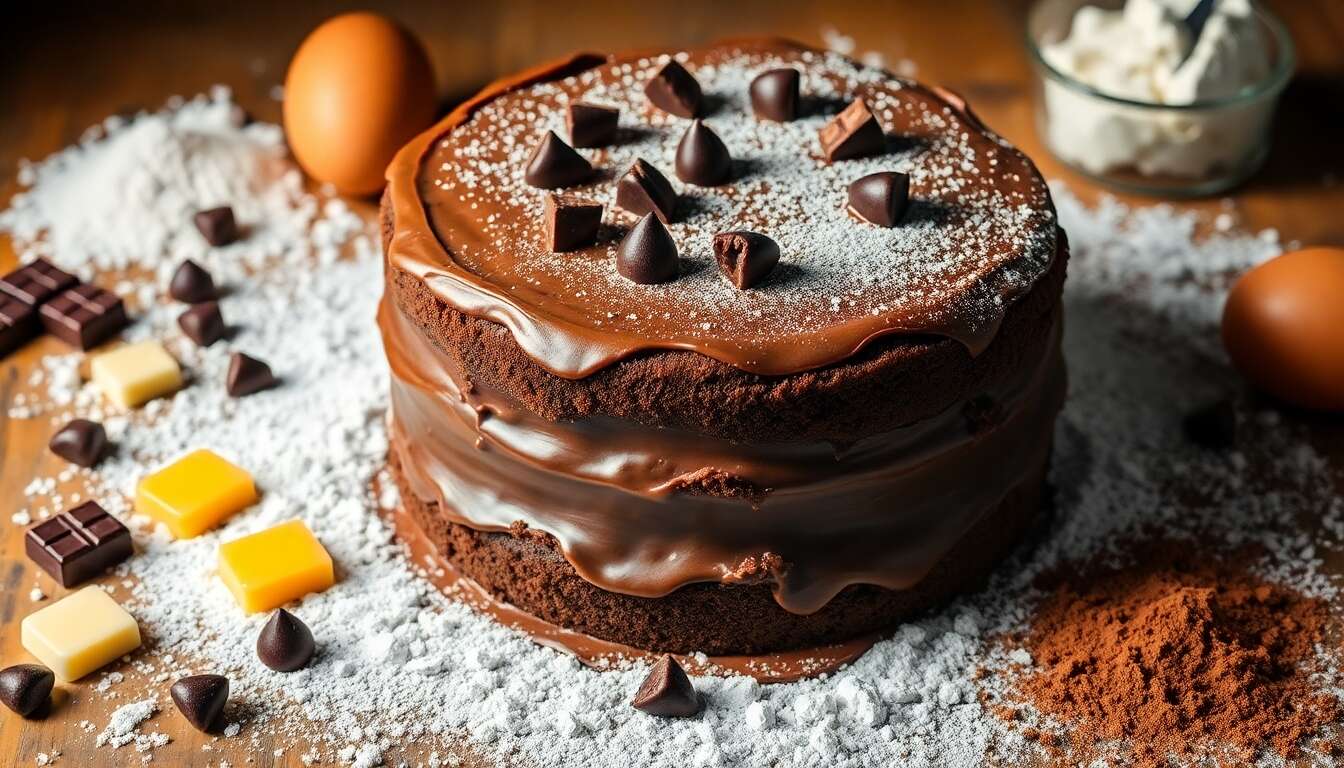 Gâteau chocolat: recette de Sébastien Bouillet