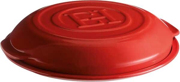Emile Henry Eh349599 Set de Moule à Tarte Tatin Céramique Rouge Grand Cru 29 X 29 X 5,5 cm