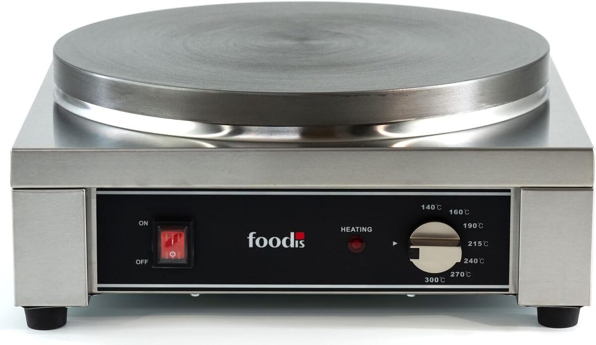 Test de la crêpière professionnelle foodis 2700W