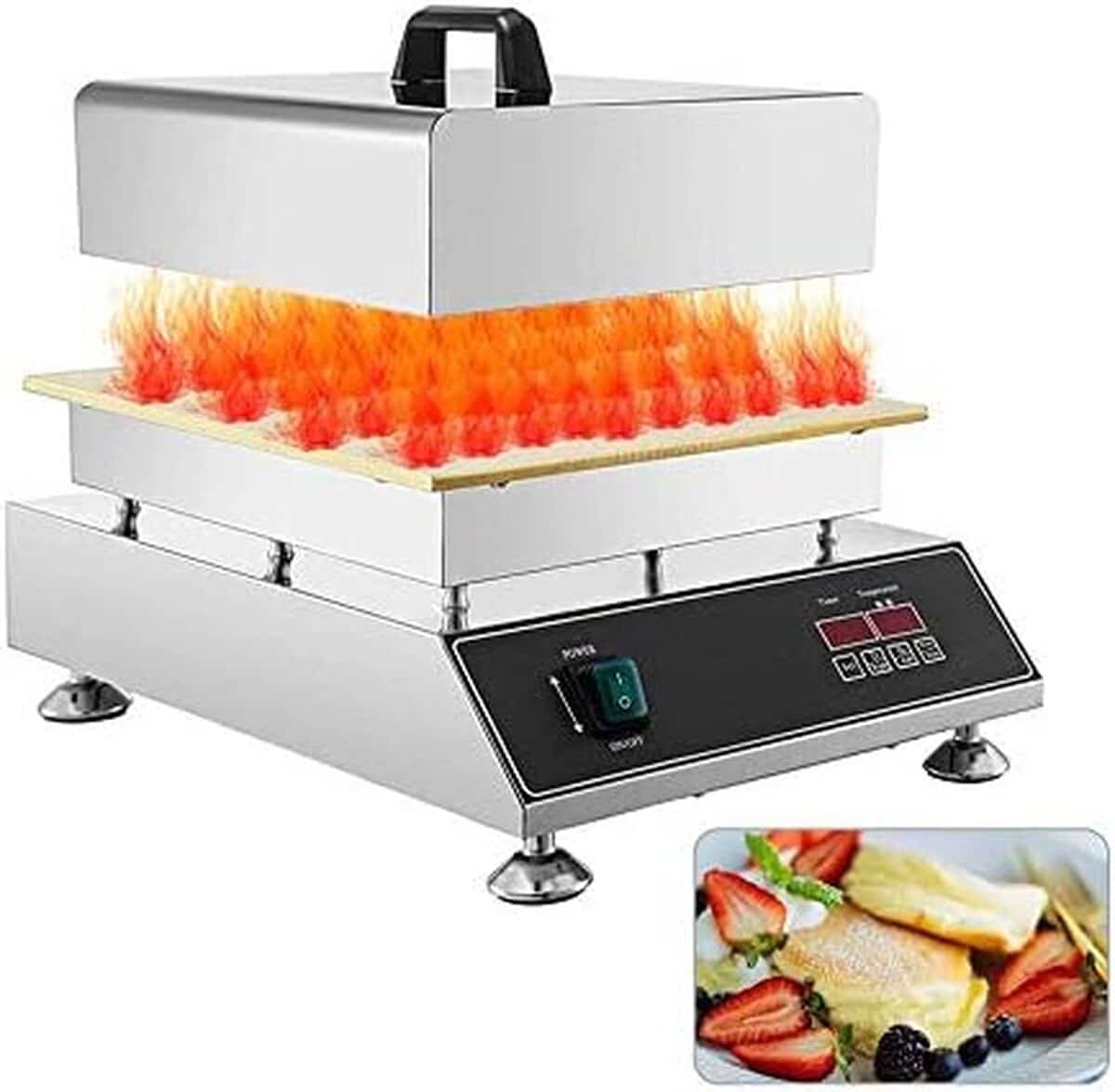 Test de la machine à gaufres hzexun 1500W antiadhésive