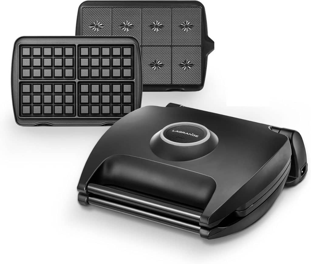 Test du gaufrier noir mat : 4 gaufres en 1 cuisson