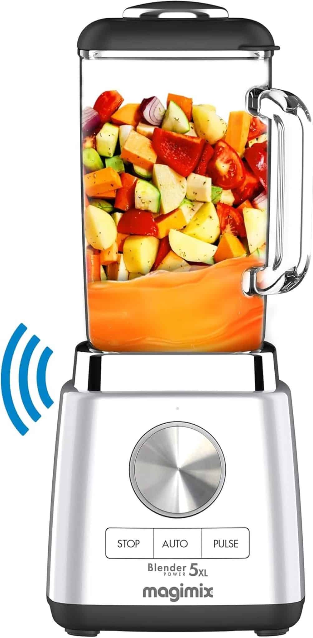 Test du Magimix Blender Power 5XL Connect : multifonction en chrome