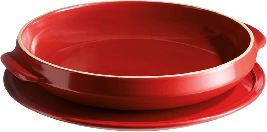 Test du moule à tarte tatin Emile Henry ceramique rouge