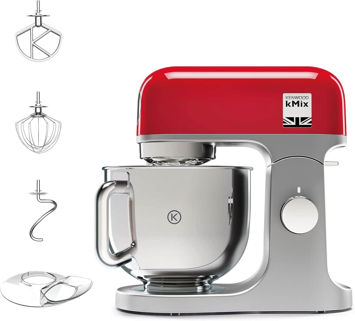Test du robot pâtissier Kenwood KMX750RD rouge 1000 W