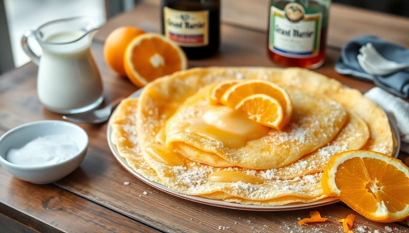 Recette Crêpes Suzette : délice à la Française