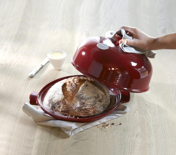 Emile Henry Eh349508 Moule à Pain Céramique Rouge Grand Cru