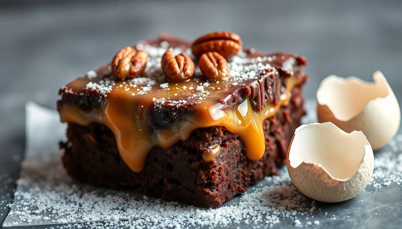 Brownie au Caramel par Christophe Felder : recette Gourmande