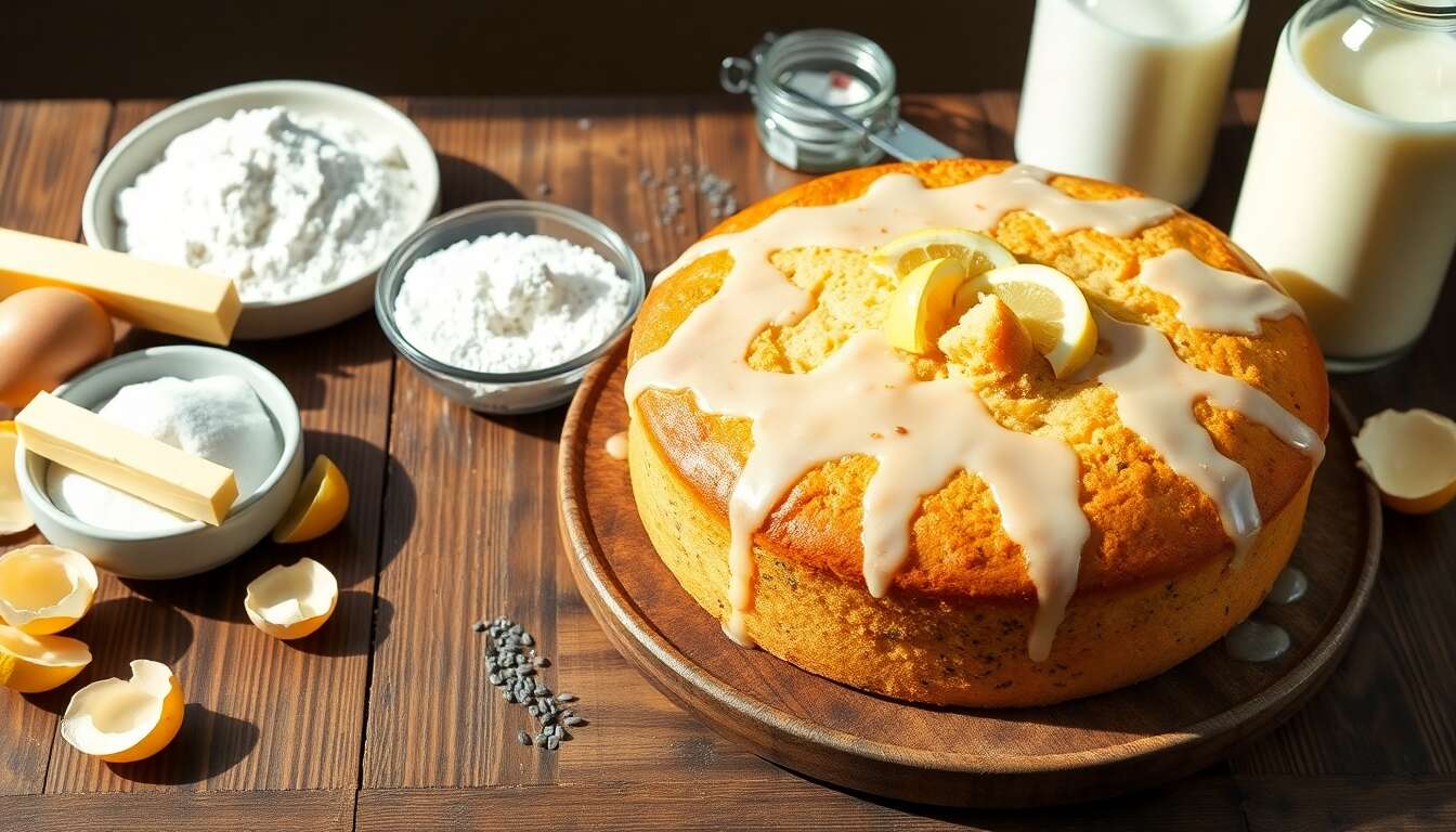 Recette de Cake Citron Pavot Moelleux