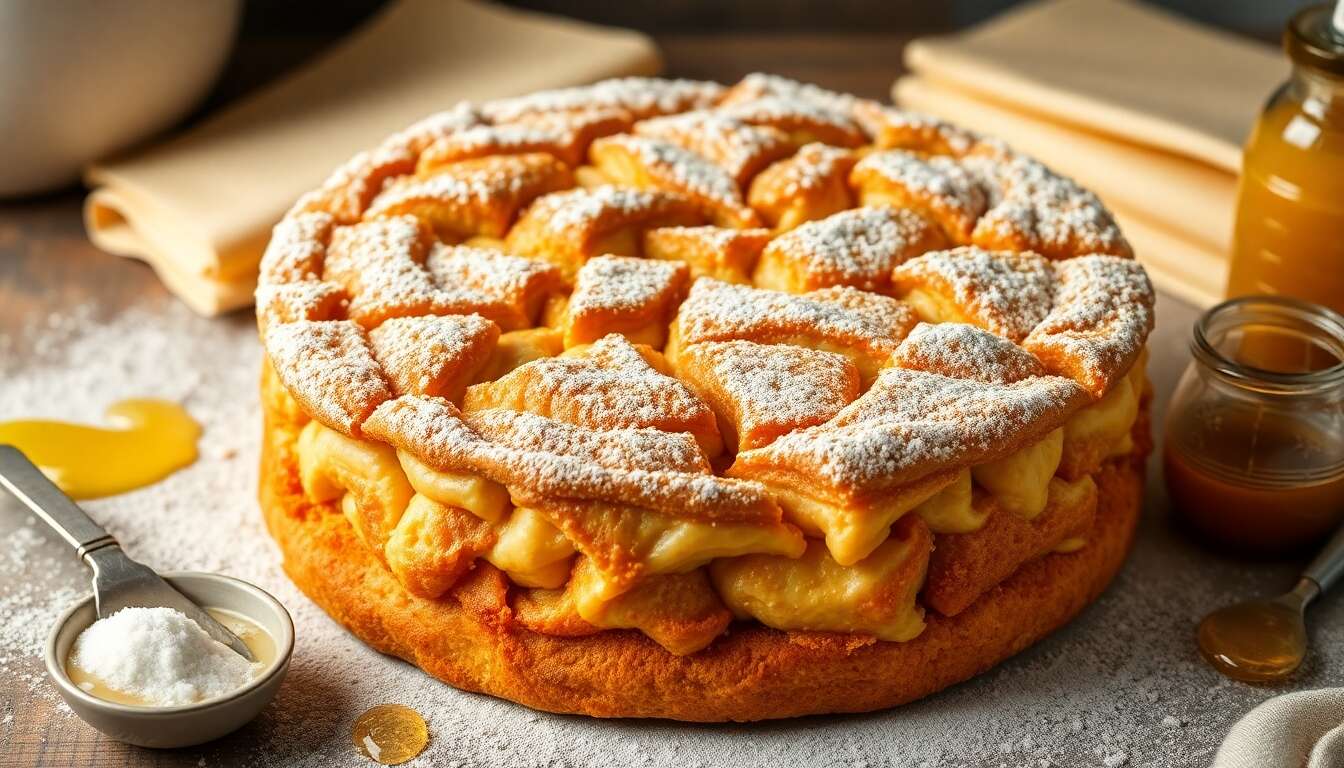 Recette Crinkle Cake : gâteau irrésistible à la pâte filo