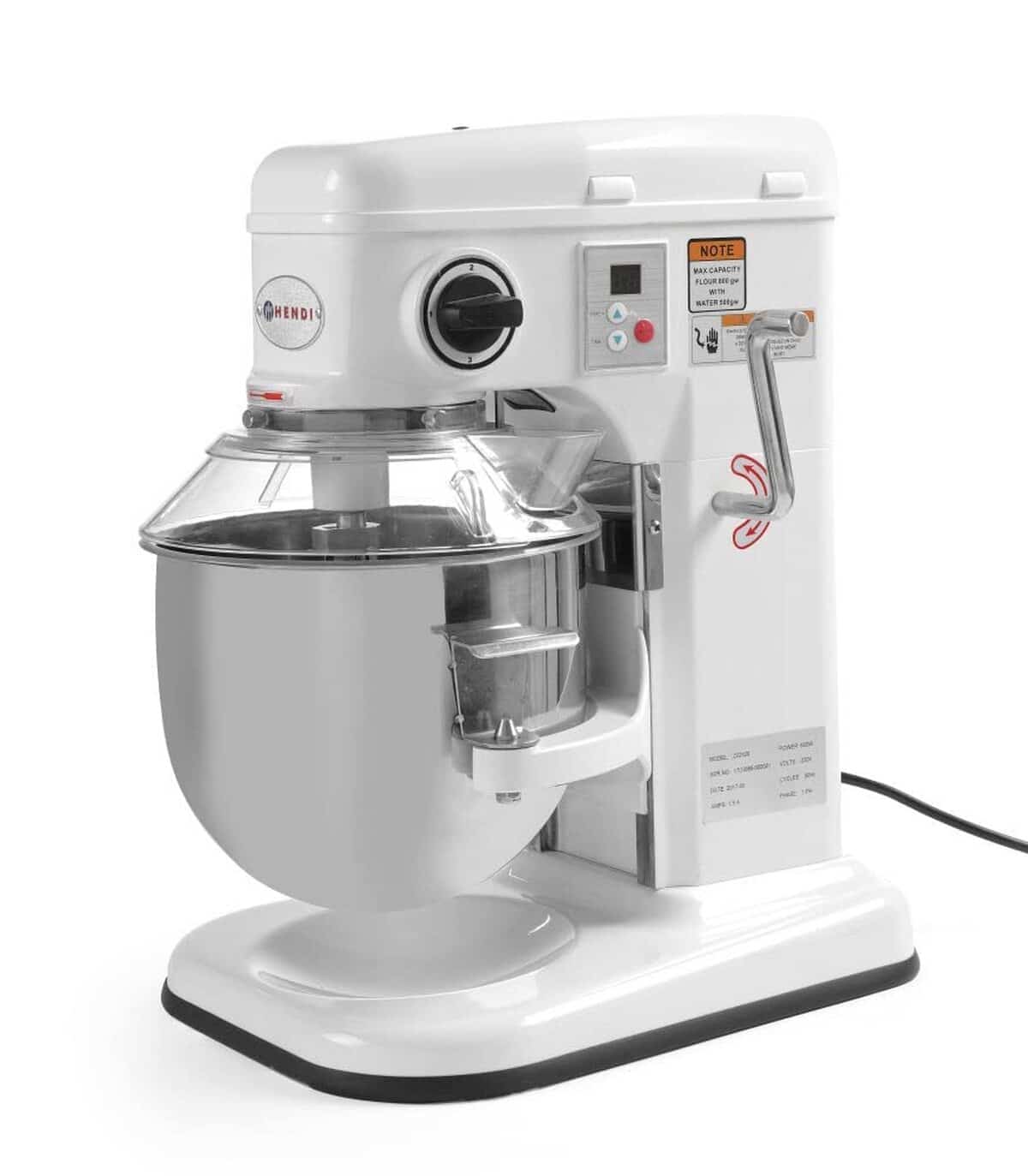 Test du batteur HENDI 222829 : usage intensif 7L