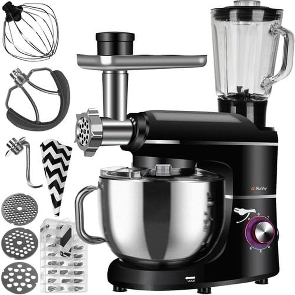 Test du Ruhhy robot culinaire 2200 W 6, 2 l : puissance et polyvalence en cuisine