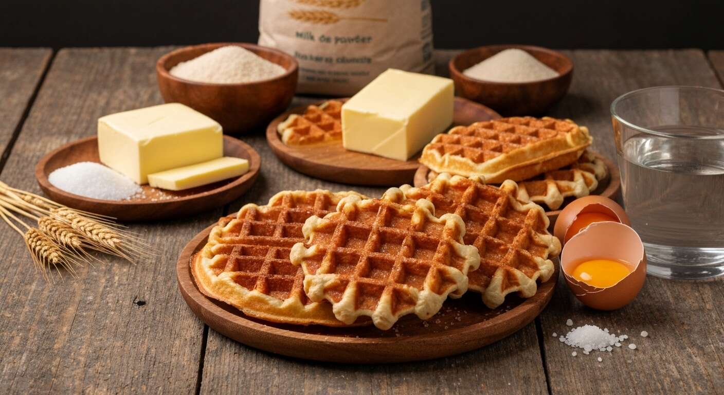 Recette de gaufres liégeoises : savoureuses et faciles à préparer