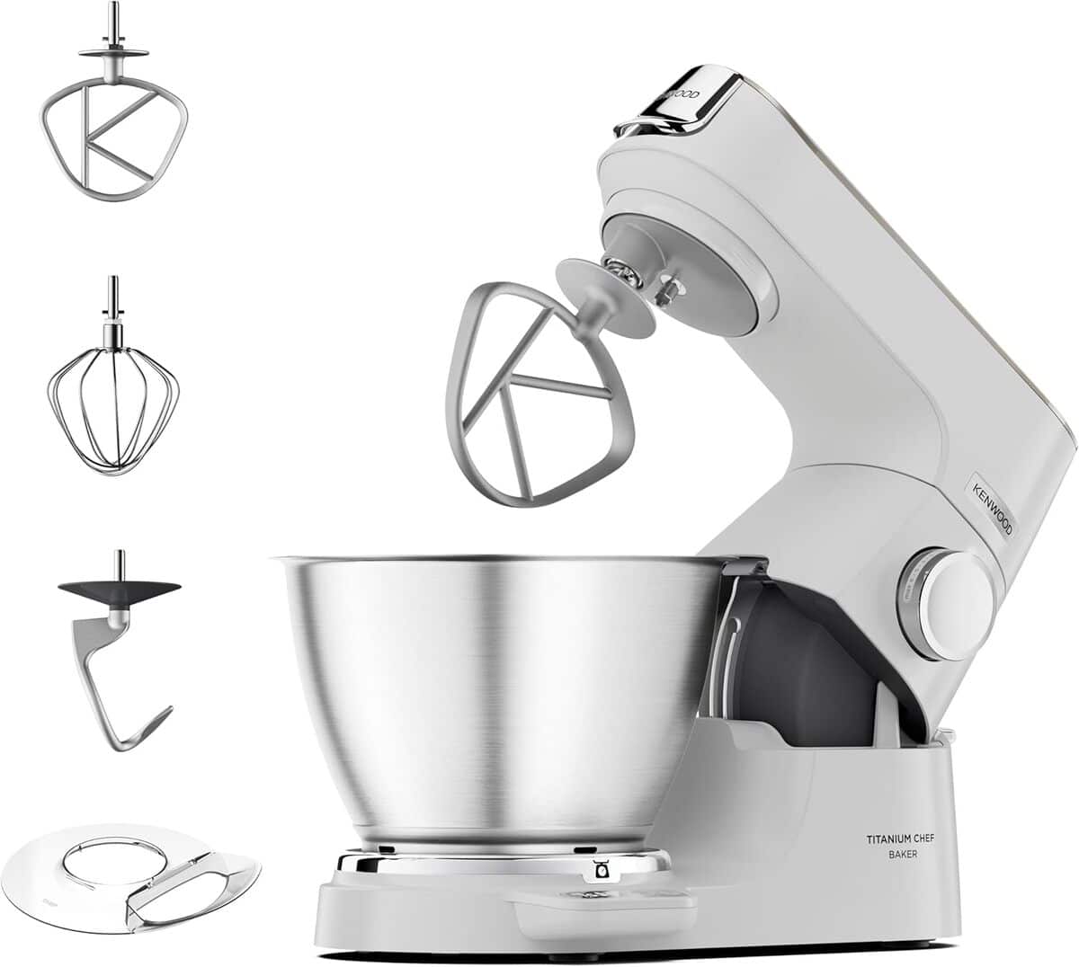 Test du Kenwood Titanium Chef Baker : robot pâtissier 1200W avec balance intégrée