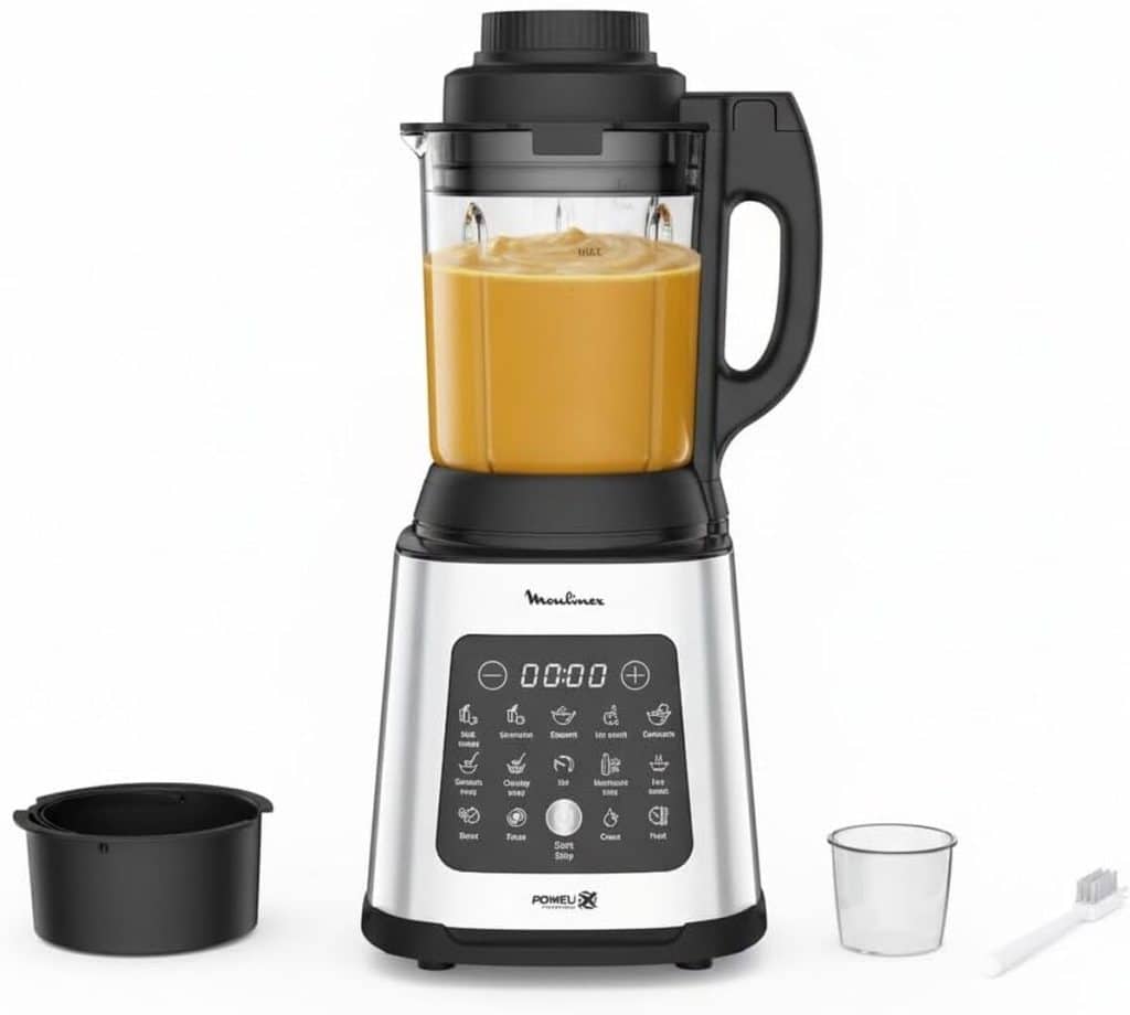 Test : blender chauffant Moulinex Perfectmix Cook LM83SD10, 1400 W