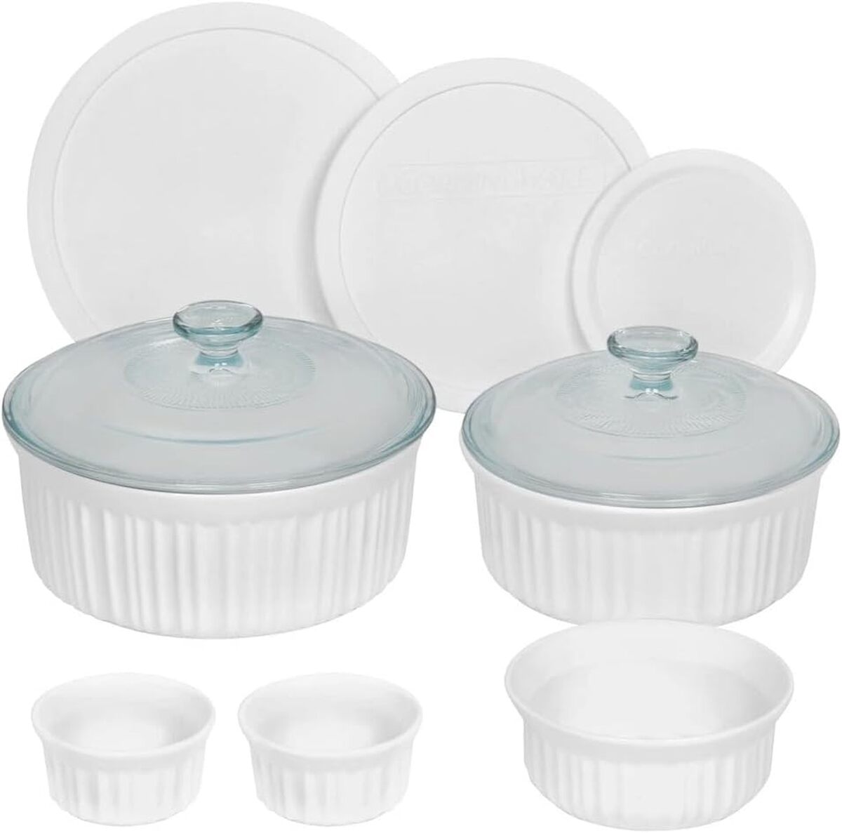 Test : corningWare ensemble de 20 serveurs français blancs