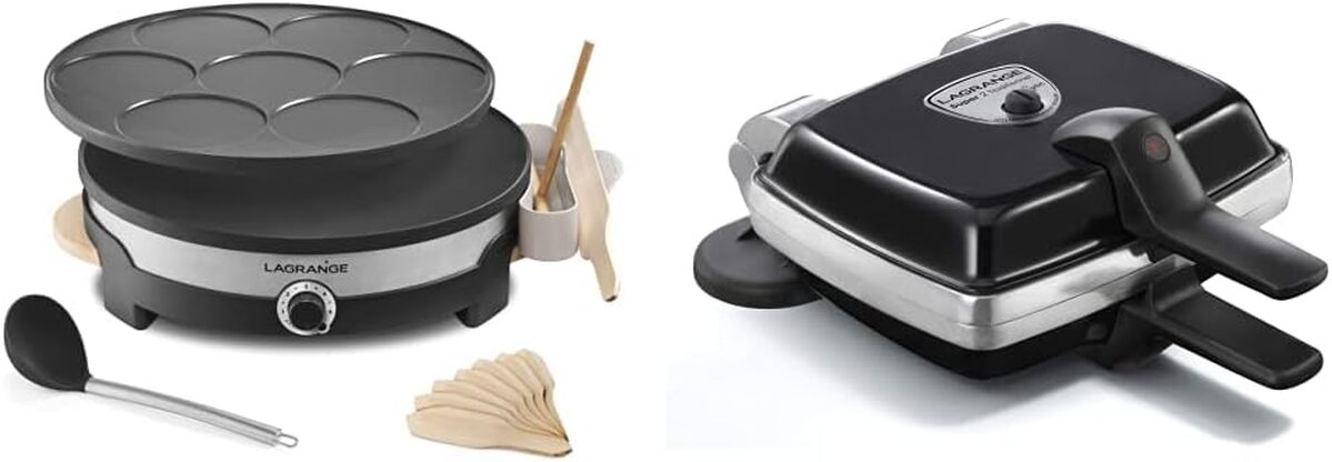 Test : crêpière Lagrange 1500 W et gaufrier 39121 1000 W