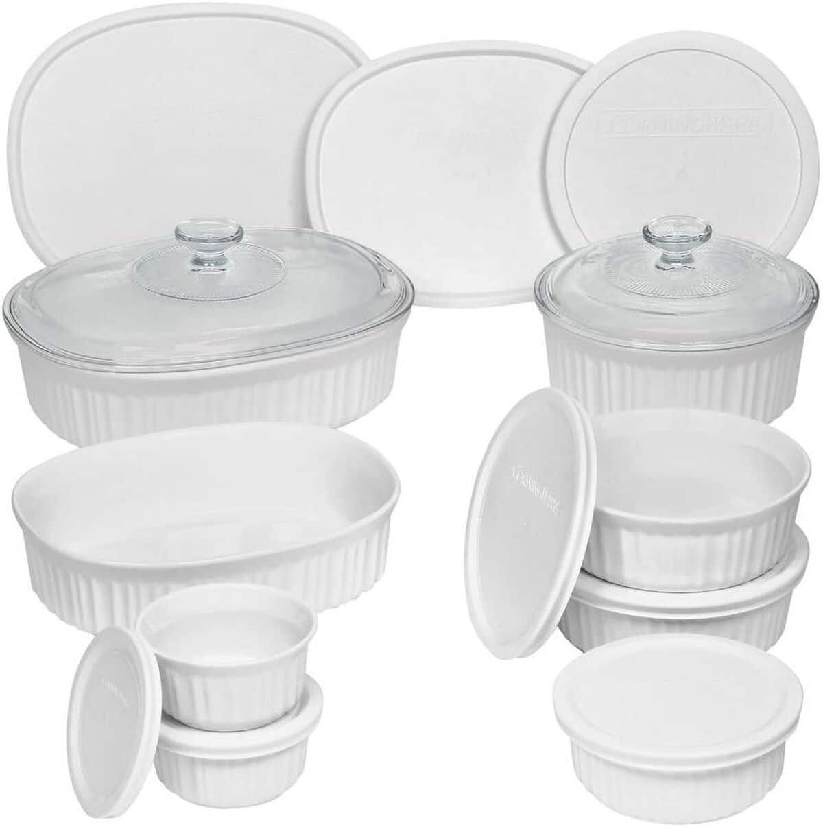 Test des moules French Blanc 18 pièces de Corningware : avis et analyse complète