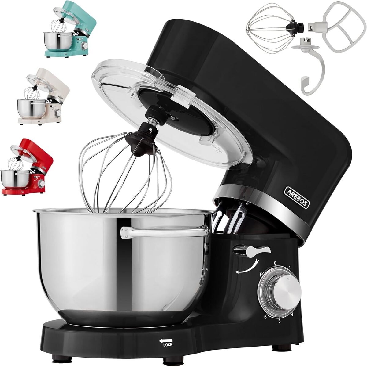 Test du robot pâtissier Arebos 1500W : puissance et polyvalence