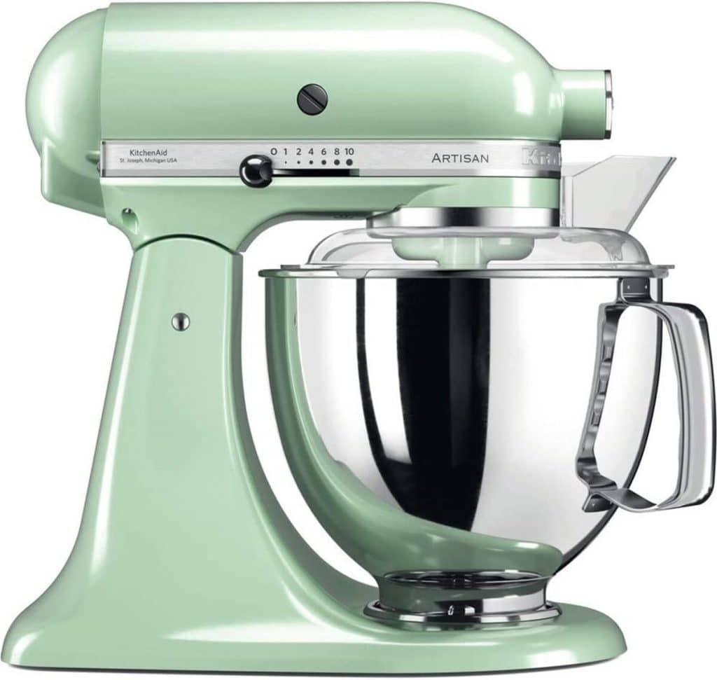 Test du robot pâtissier KitchenAid Artisan : multifonctions, bol 4, 6 L, pistache