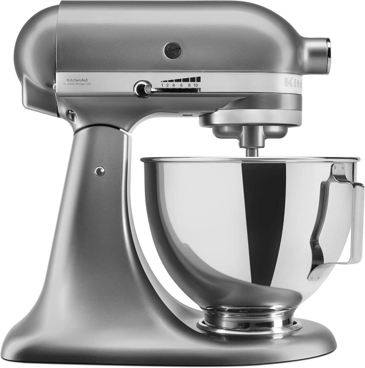 Test du robot pâtissier KitchenAid KSM95PSECU argent