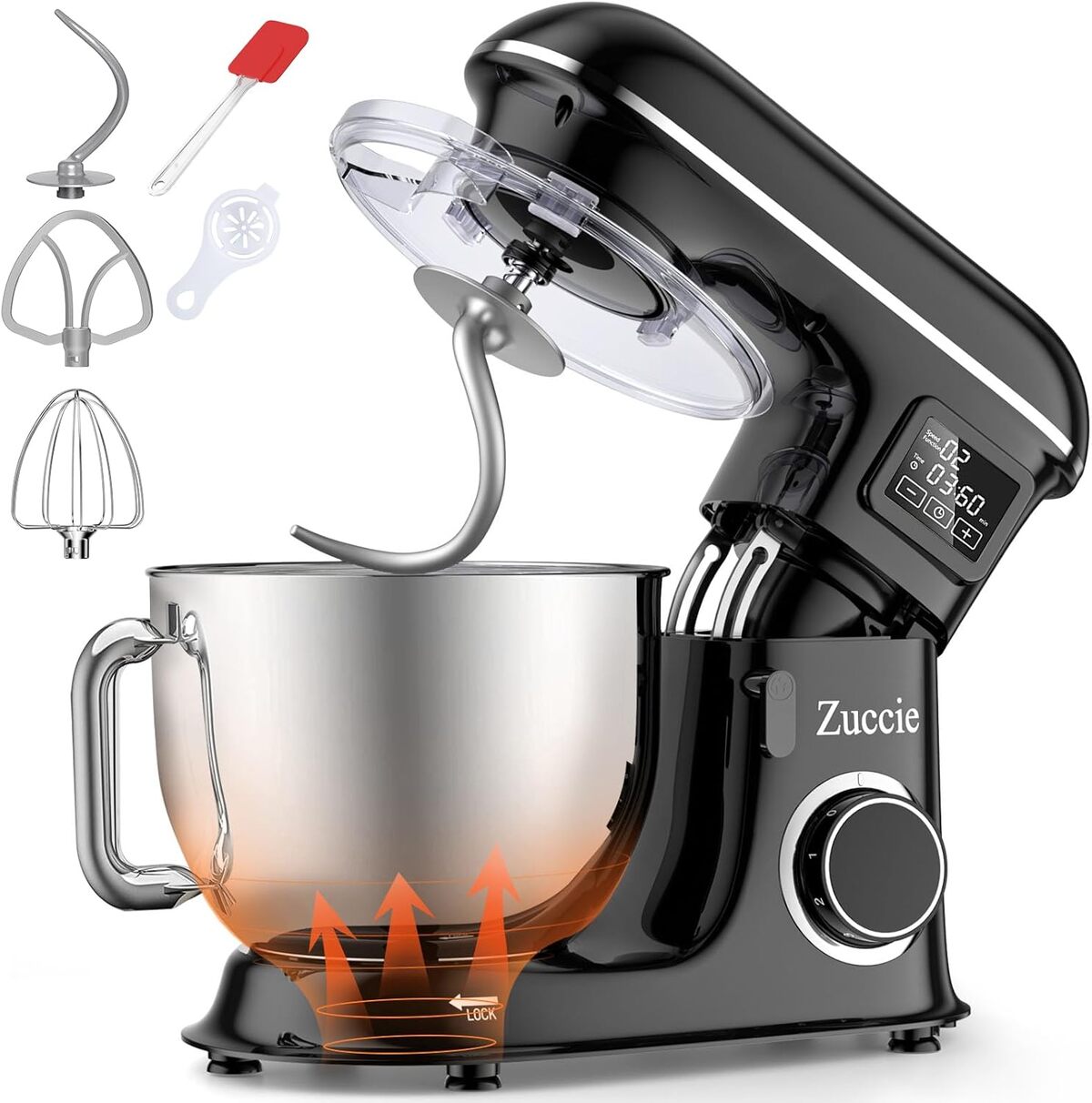 Test du robot pâtissier Zuccie 1500W : multifonctions et puissant