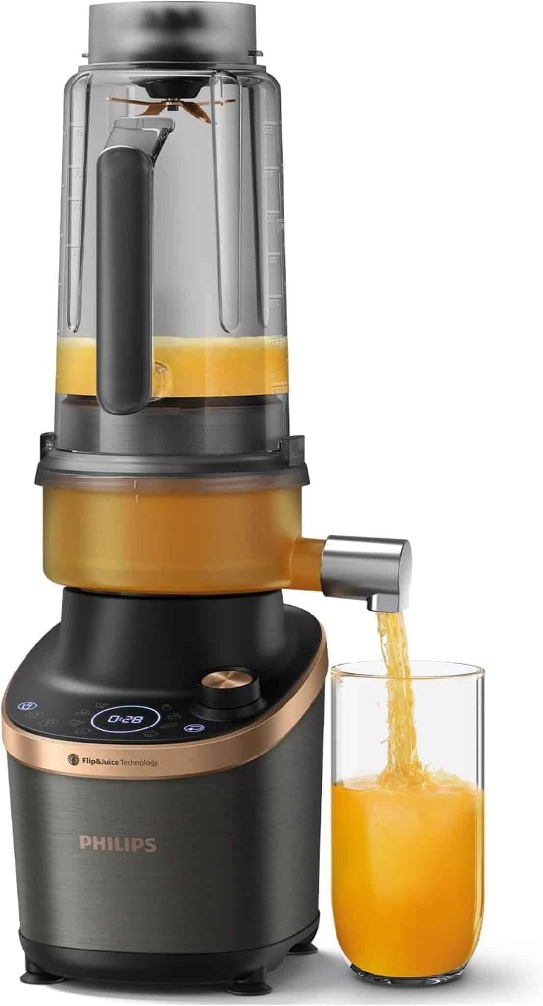 Test Philips Blender Flip&Juice Série 7000 : haute vitesse et centrifugeuse