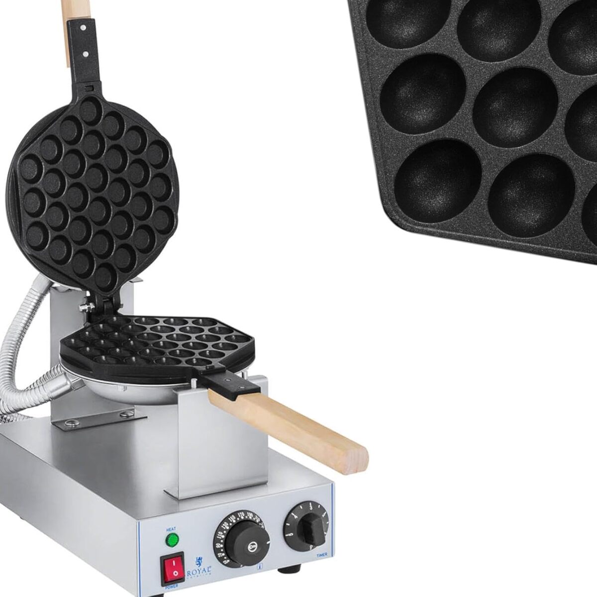 Test Royal Catering RCWM-1400-B : gaufrier bubble waffle performant