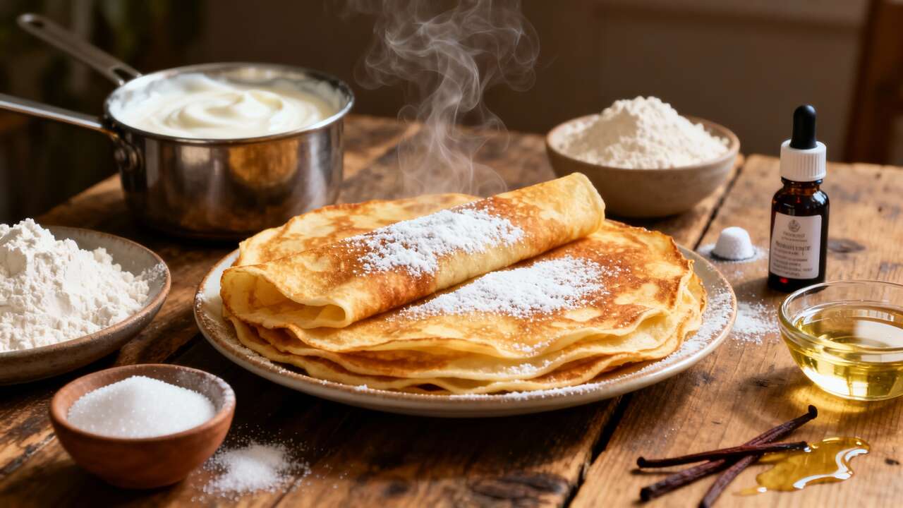 Crêpes au yaourt sans œuf : recette facile et rapide